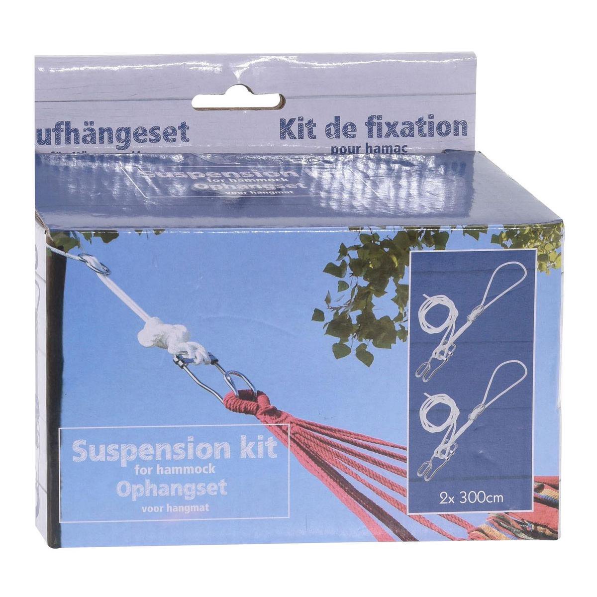 Huismerk Ophangset voor Hangmatten - Maximaal Draaggewicht 120 Kilo