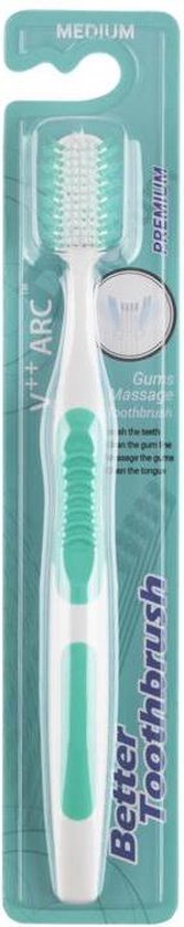 Better Toothbrush Tandenborstel Premium Medium - - Groen