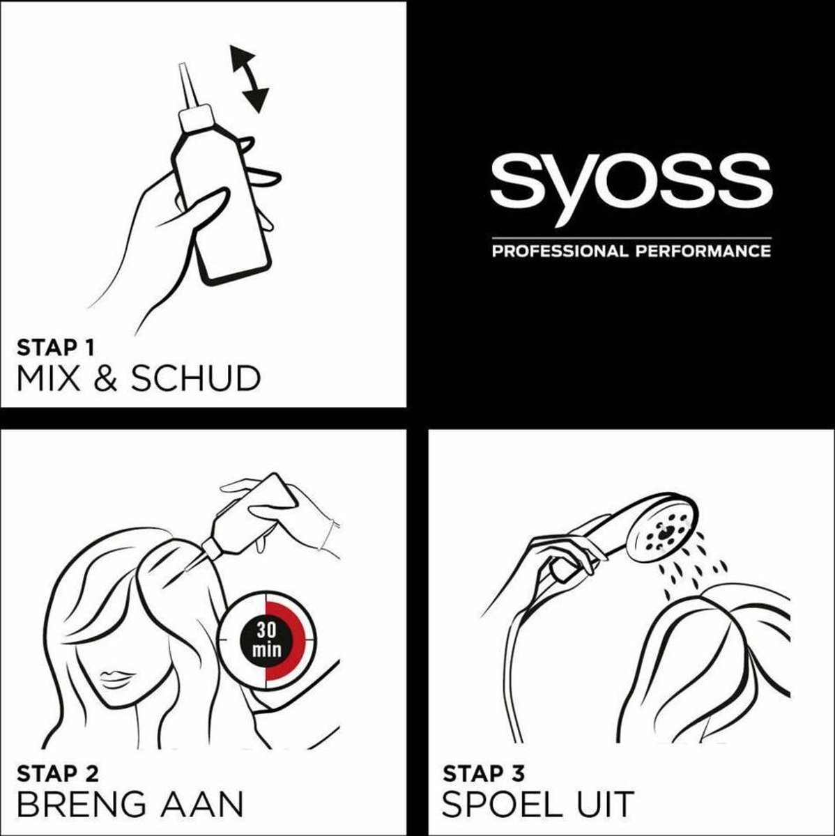 Syoss Professionel Performance Color Haarkleuring - Nr. 3-8 Sweet Brunette