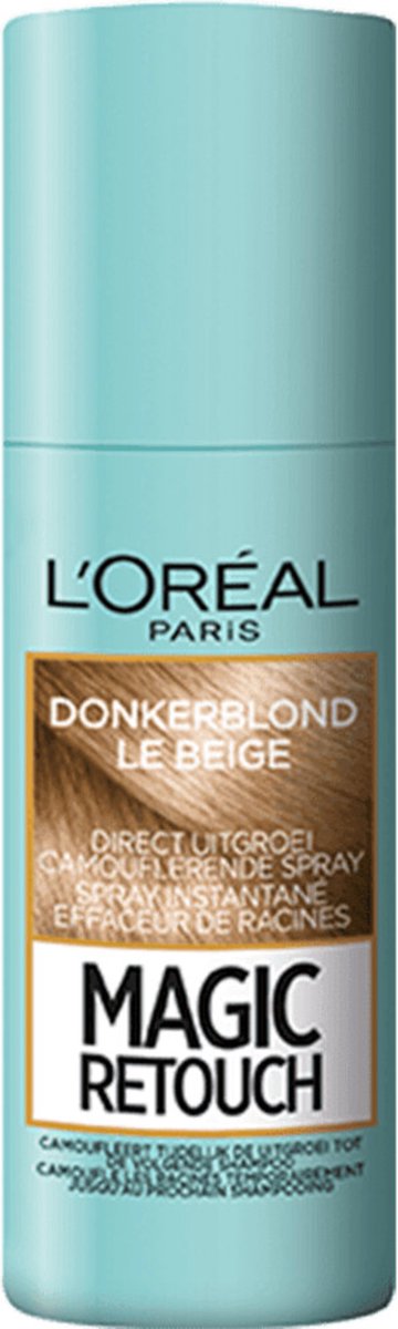 Loréal Paris Uitgroei Spray - Magic Retouch Donkerblond 75 ml - Grijs