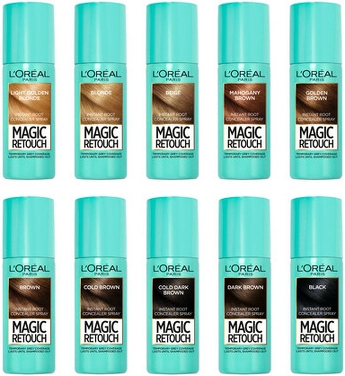 Loréal Paris Uitgroei Spray - Magic Retouch Donkerblond 75 ml - Grijs