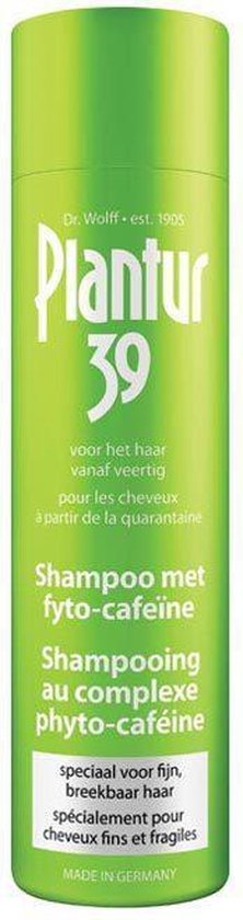 Plantur 39 Cafeïne Shampoo - Fijn, Breekbaar Haar 250ml