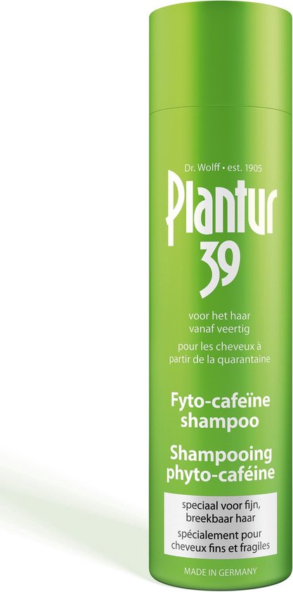 Plantur 39 Cafeïne Shampoo - Fijn, Breekbaar Haar 250ml