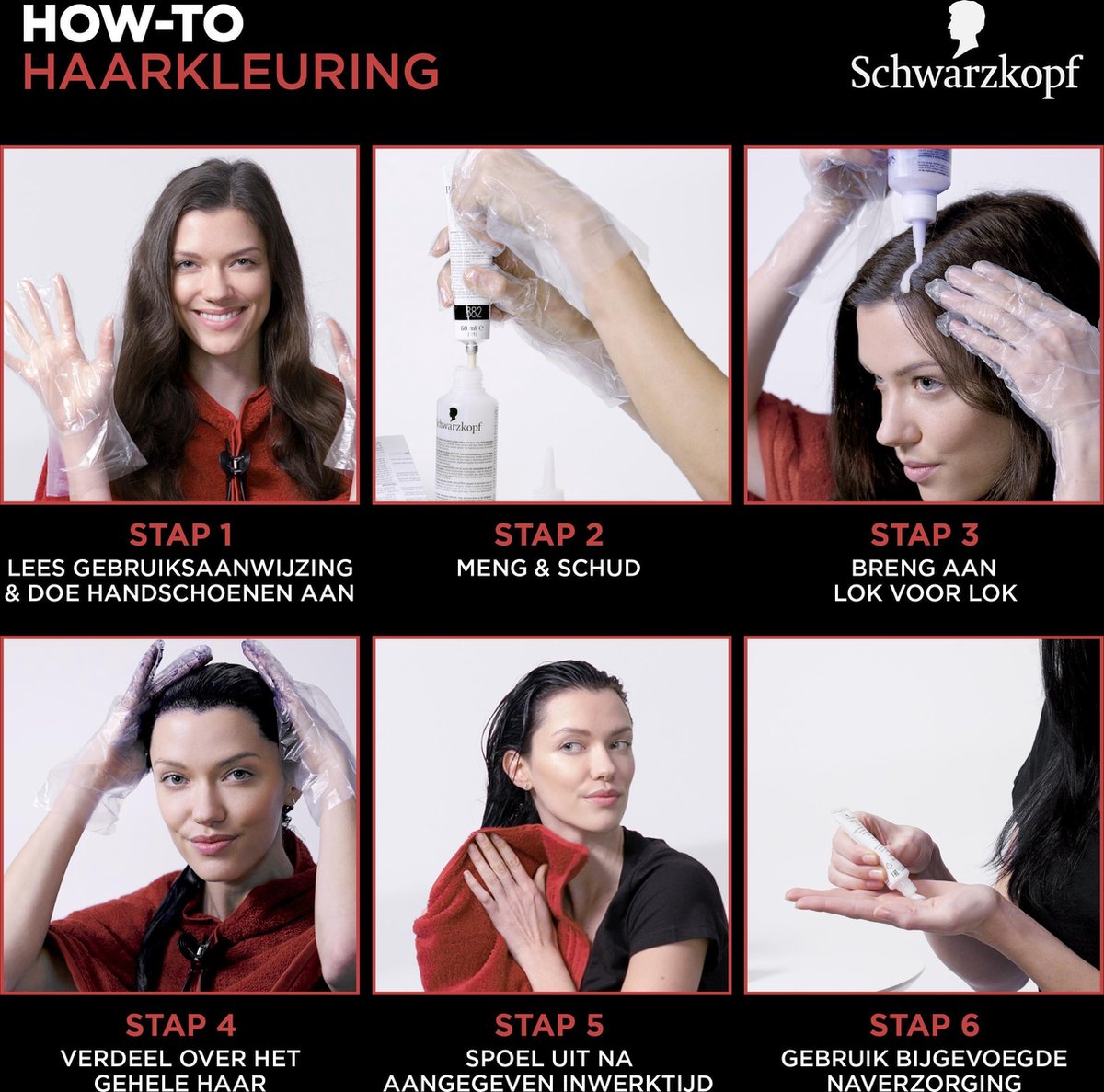 Schwarzkopf Poly Color nr. 45 Semi Permanente Haarverf - Zwart