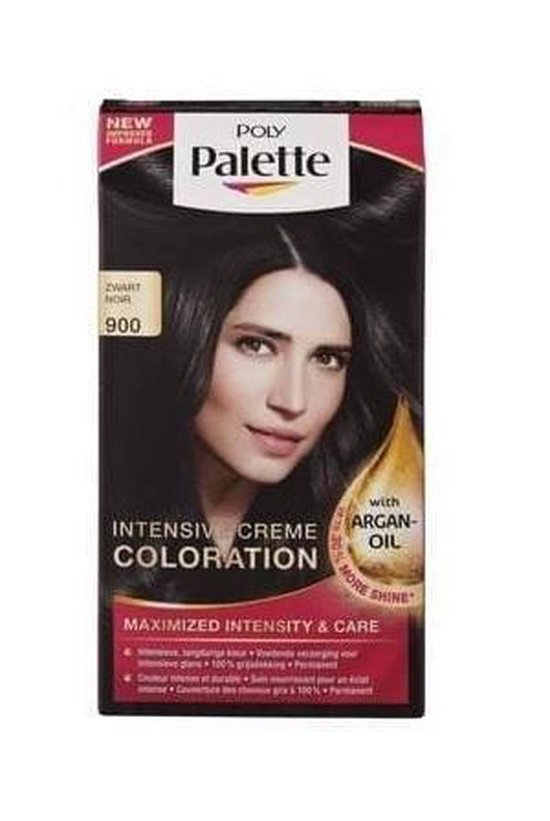 Schwarzkopf Haarverf Poly Palette Nr. 900 - 115 ml - Zwart