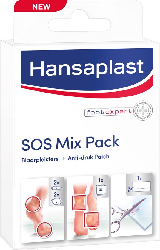 Hansaplast Voeten - Blaarpleister Mix 6 stuks