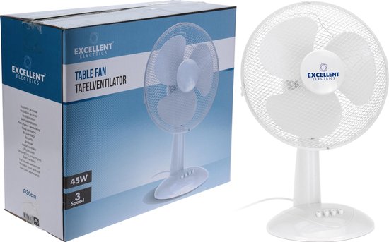 Huismerk Tafelmodel Ventilator - 30 cm