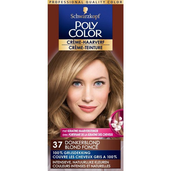 Schwarzkopf Poly Color Haarverf - 37 Donkerblond