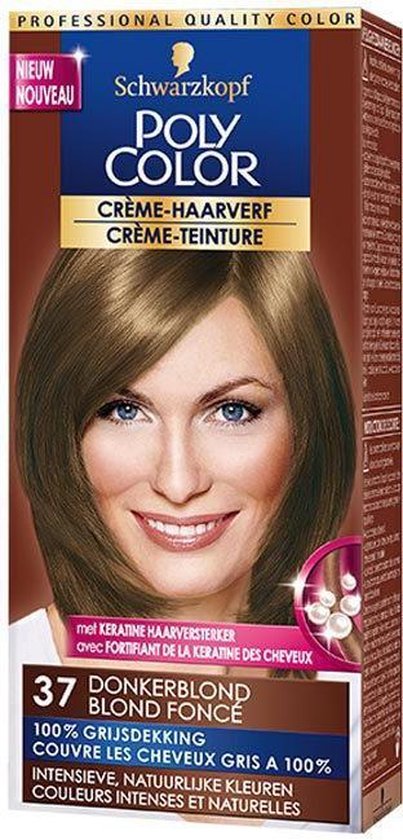 Schwarzkopf Poly Color Haarverf - 37 Donkerblond