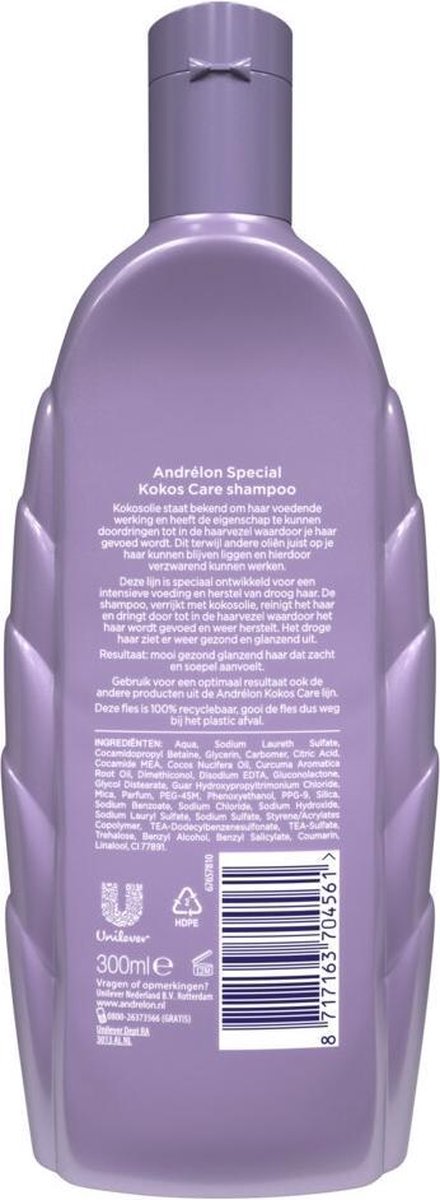Andrelon Andrélon Kokos Care Shampoo 300 ml