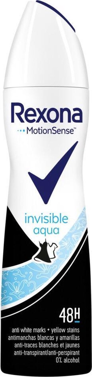 Rexona Deodorant Deospray Women Invisible Aqua - 150ml