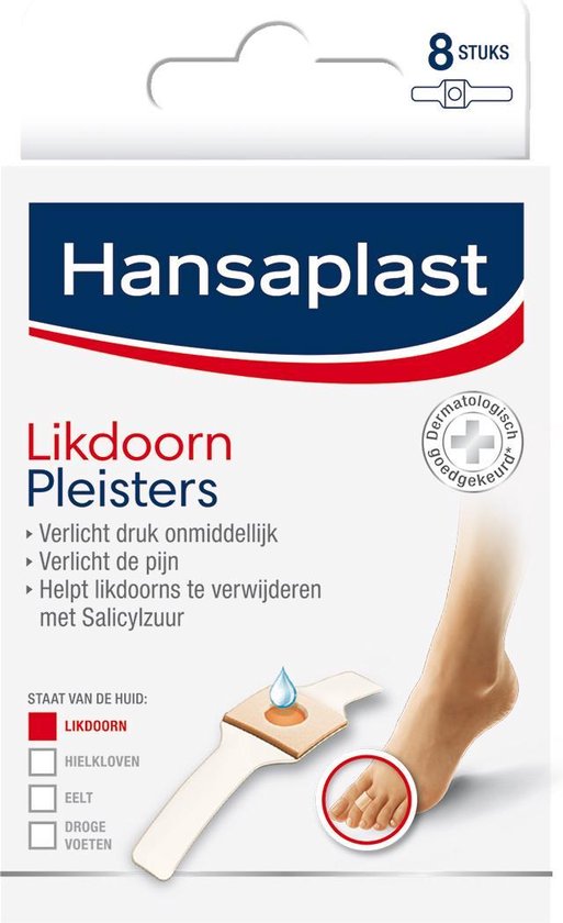 Hansaplast Likdoornpleisters - 8 stuks
