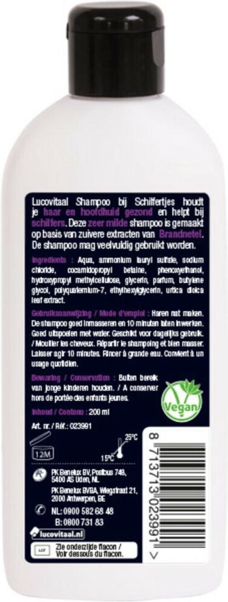 Lucovitaal Shampoo Bij Schilfertjes - 200 ml
