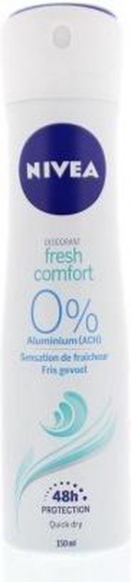 Nivea Fresh Comfort 0% Deospray - 150 ml