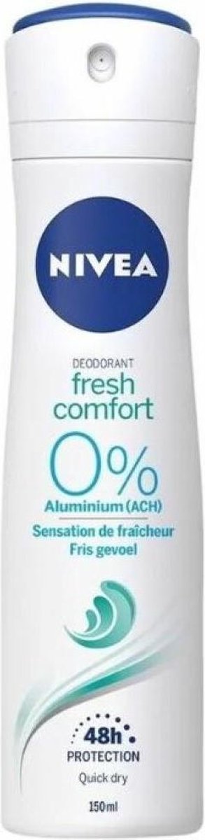Nivea Fresh Comfort 0% Deospray - 150 ml