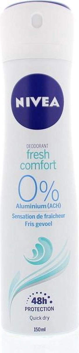 Nivea Fresh Comfort 0% Deospray - 150 ml