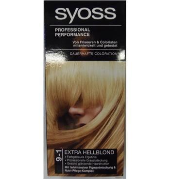 Syoss Professional Performance Haarverf nr. 9-1 Extra Helblond