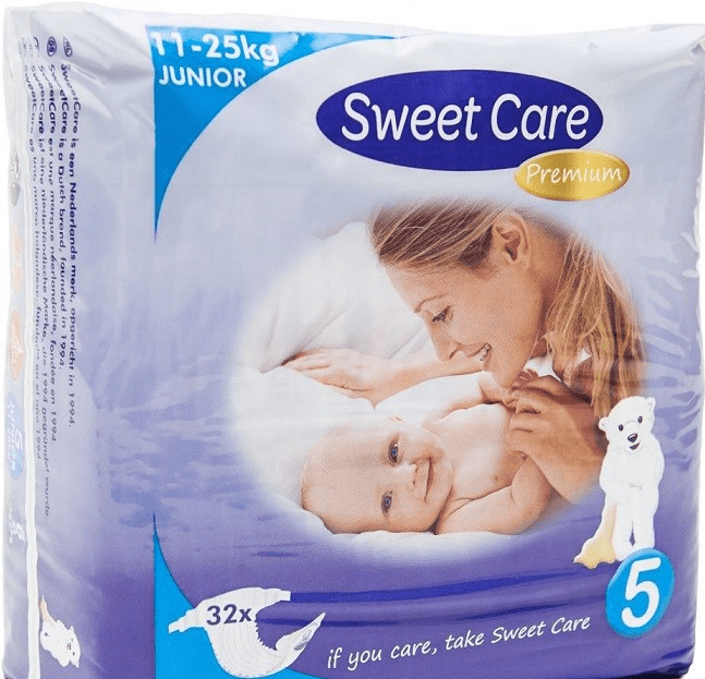 Sweet Care SweetCare Premium Baby Ultradun Luiers Maat 5 - 32 stuks