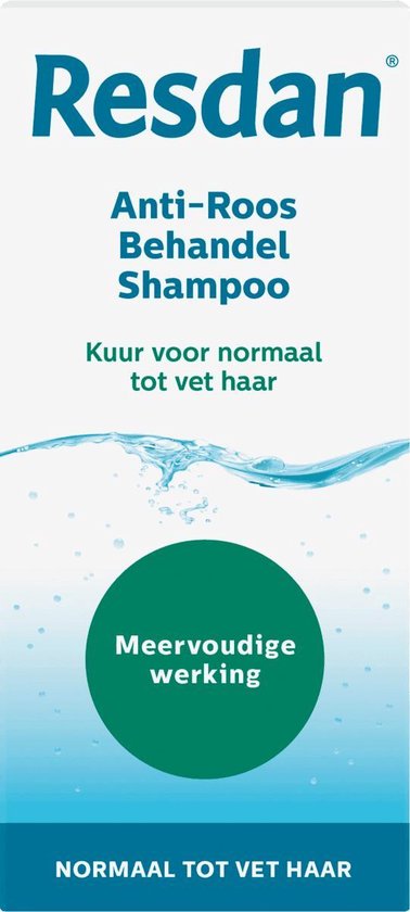 Resdan Medicinale Anti Roos Shampoo Normaal tot Vet Haar - 125 ml