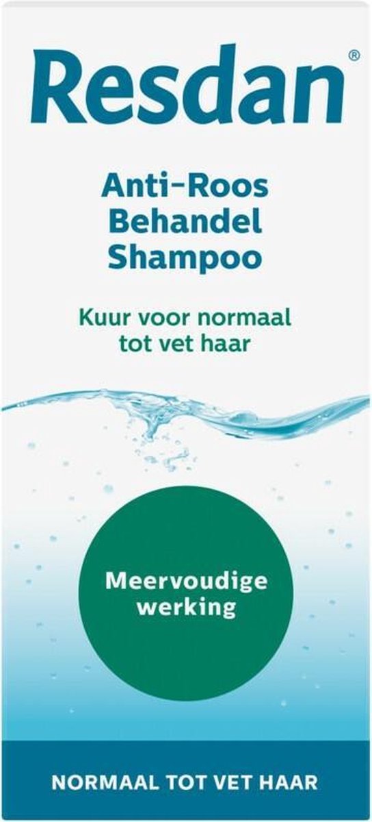 Resdan Medicinale Anti Roos Shampoo Normaal tot Vet Haar - 125 ml