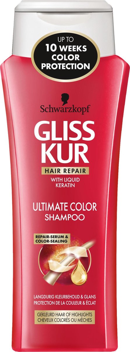 Gliss Kur Shampoo Color Protect & Shine - 250 ml