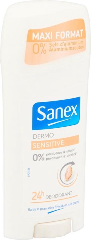 Sanex Deostick Zero% Gevoelige Huid - 65 ml