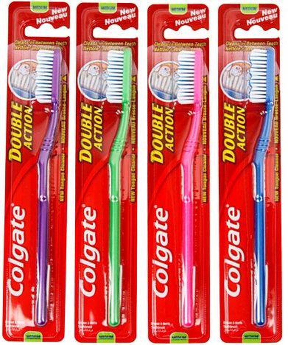 Colgate Tandenborstel Double Action Medium 1 stuk