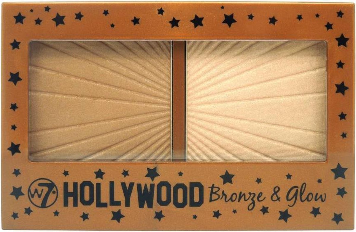 W7 Hollywood Palette - Bronze & Glow 13g