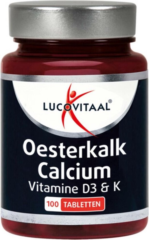 Lucovitaal Supplement Oesterkalk Calcium - 100 Tabletten