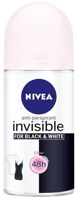 Nivea Deoroller - Invisible Black & White Clear 50 ml