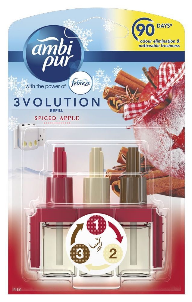 Ambi Pur Electric Luchtverfrisser Navulling 3volution - Spiced Apple 20 ml