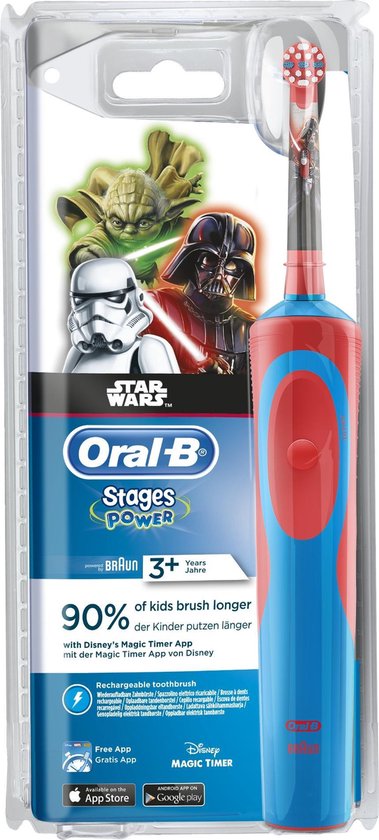 Oral B Oral-B Vitality Kids Star Wars Elektrische Tandenborstel - Rood