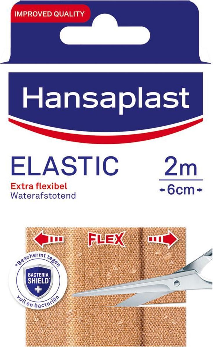 Hansaplast Pleisters - Elastic 2m x 6cm