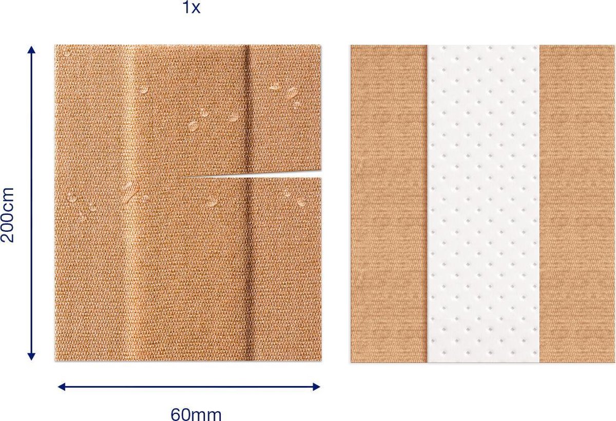 Hansaplast Pleisters - Elastic 2m x 6cm