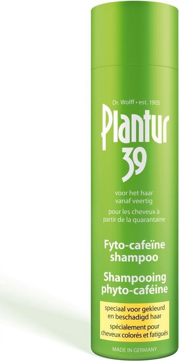 Plantur 39 Shampoo met Fyto-Cafeïne gekleurd en beschadigd haar 250ml
