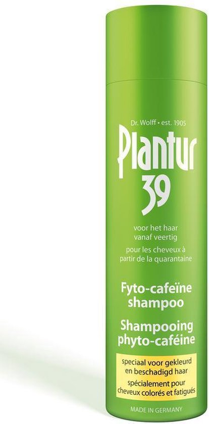 Plantur 39 Shampoo met Fyto-Cafeïne gekleurd en beschadigd haar 250ml