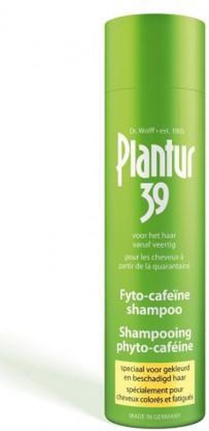 Plantur 39 Shampoo met Fyto-Cafeïne gekleurd en beschadigd haar 250ml