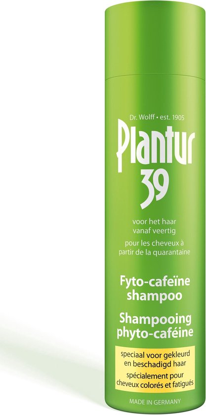 Plantur 39 Shampoo met Fyto-Cafeïne gekleurd en beschadigd haar 250ml
