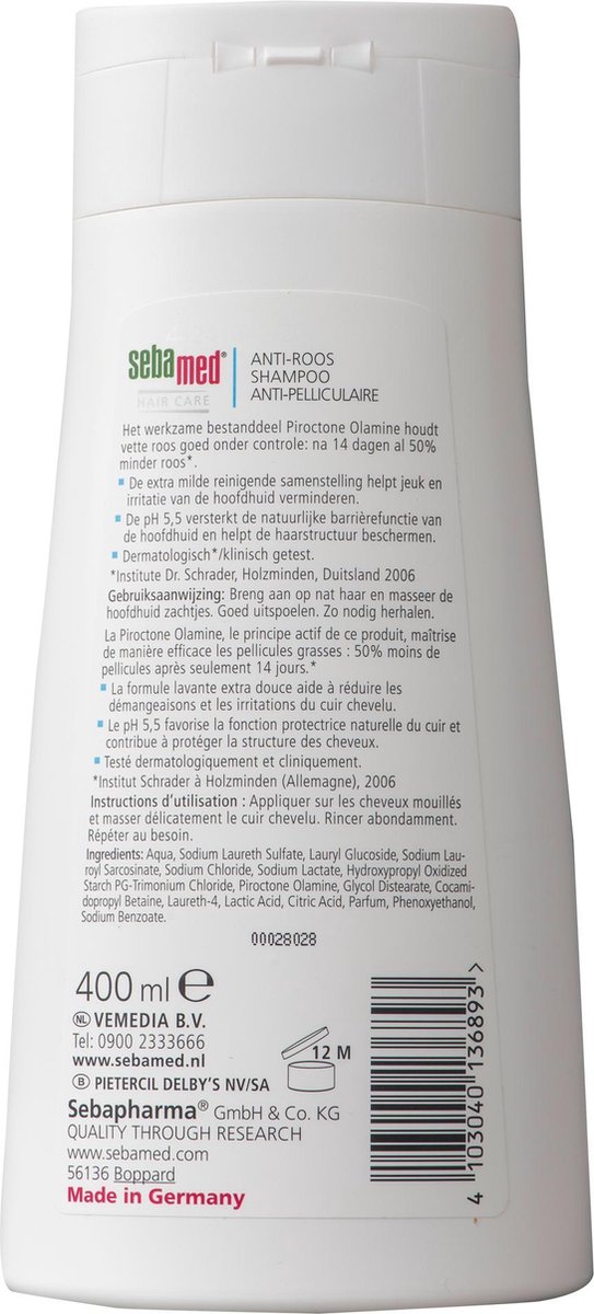 Sebamed Shampoo - Anti-Roos 400 ml