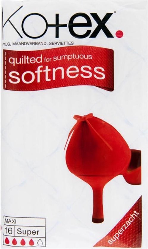 Kotex Maandverband - Maxi Super 16 stuks