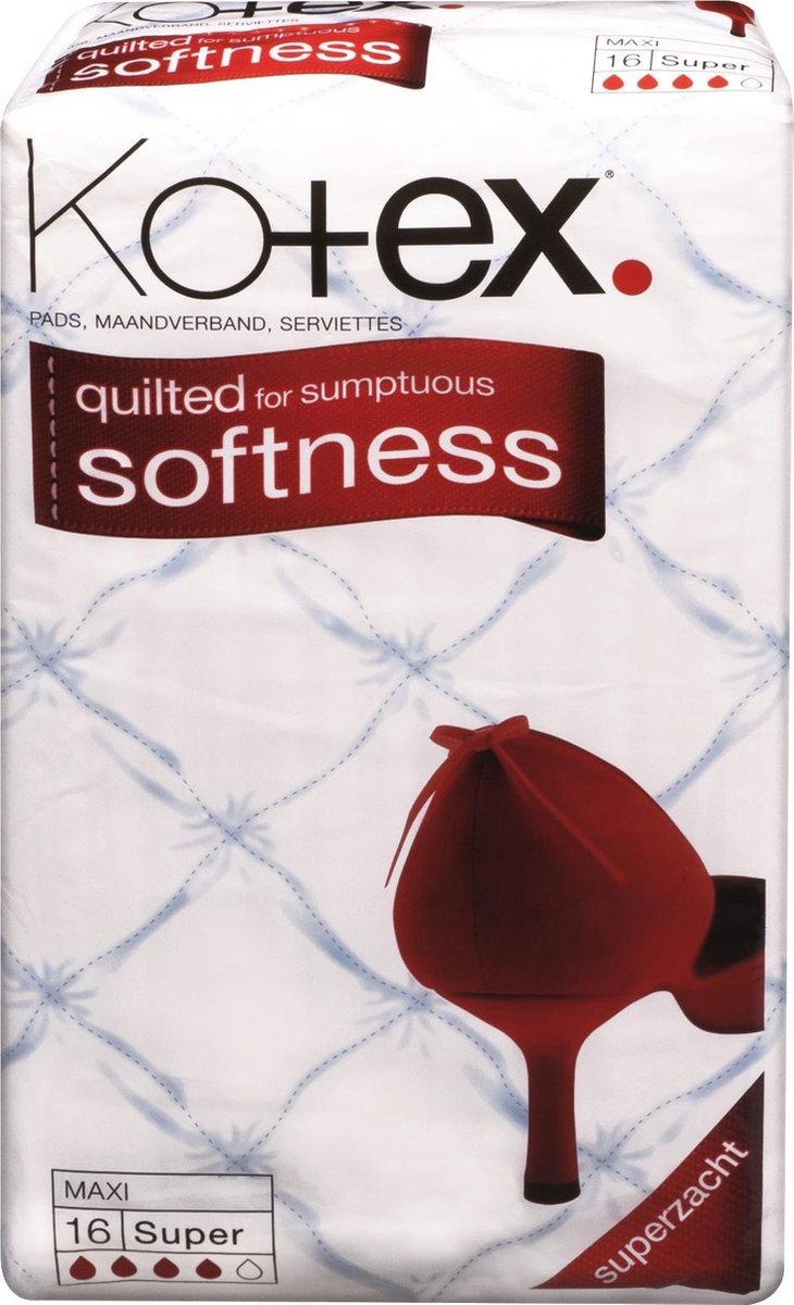 Kotex Maandverband - Maxi Super 16 stuks