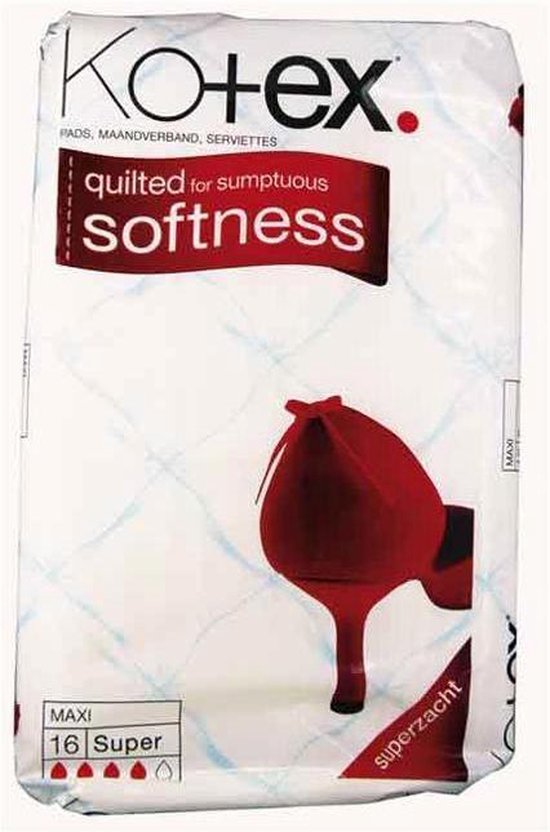 Kotex Maandverband - Maxi Super 16 stuks