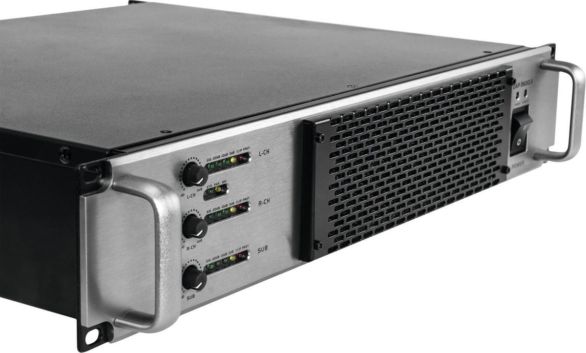 Omnitronic A-3603 PA-versterker 800W