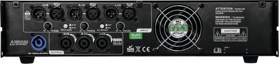 Omnitronic A-3603 PA-versterker 800W