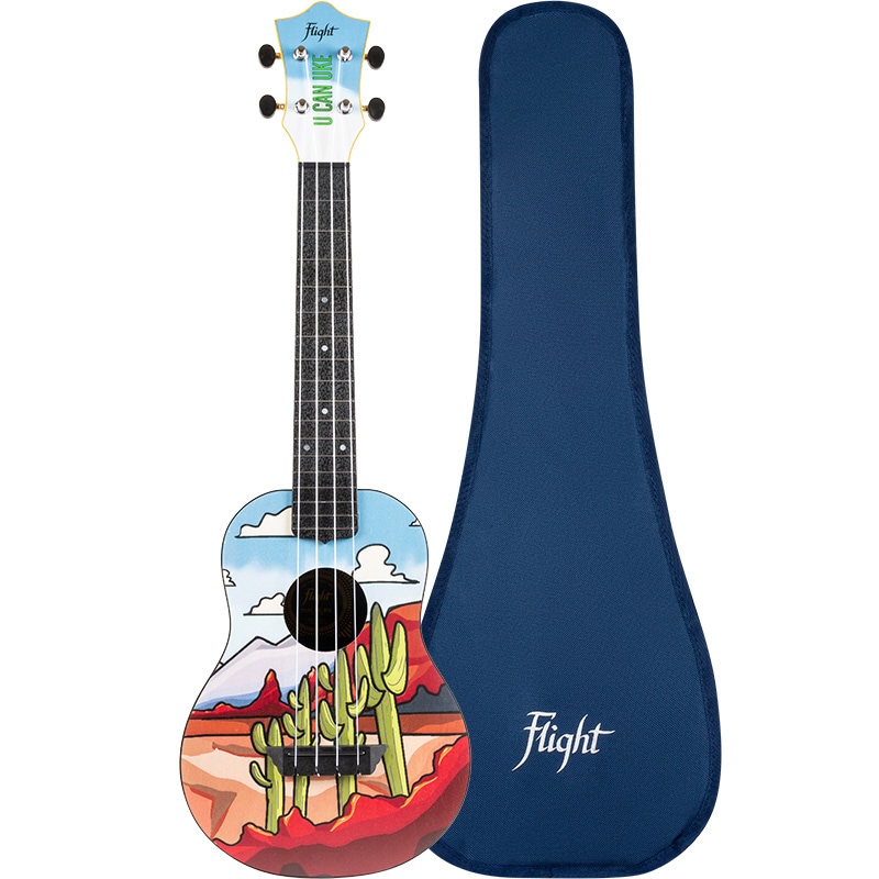 Flight Travel Series TUC-UCU U Can Uke concert ukelele met gigbag