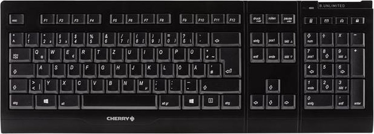 Cherry B.Unlimited 3.0 toetsenbord RF Draadloos QWERTY Amerikaans Engels - Zwart