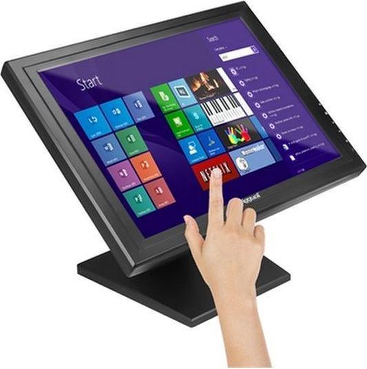 iggual IGG315750 touch screen-monitor 38,1 cm (15'') 1024 x 768 Pixels - Negro