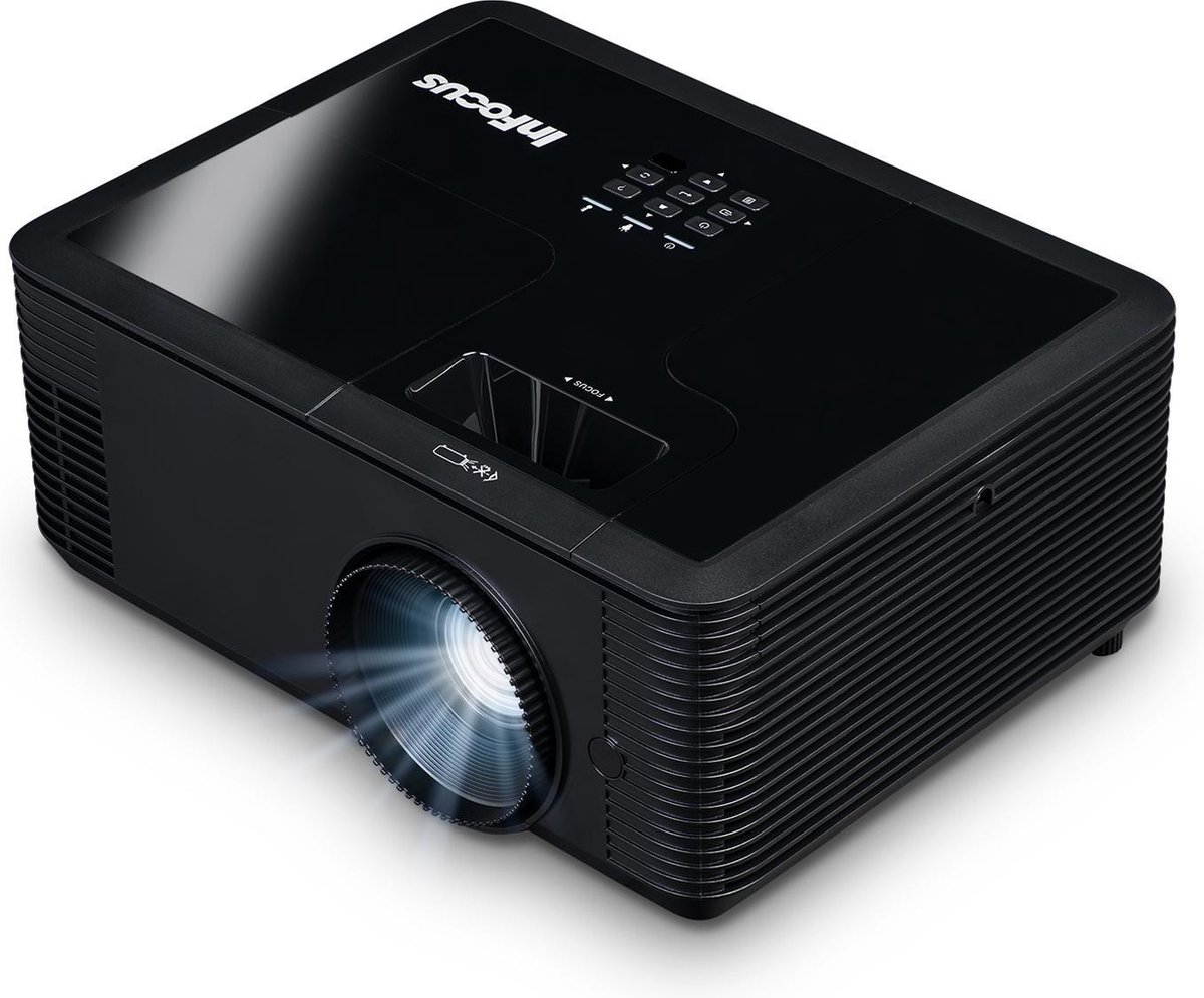 InFocus IN138HD 1080P beamer/projector 4000 ANSI lumens DLP 1080p (1920x1080) 3D Desktopprojector - Zwart