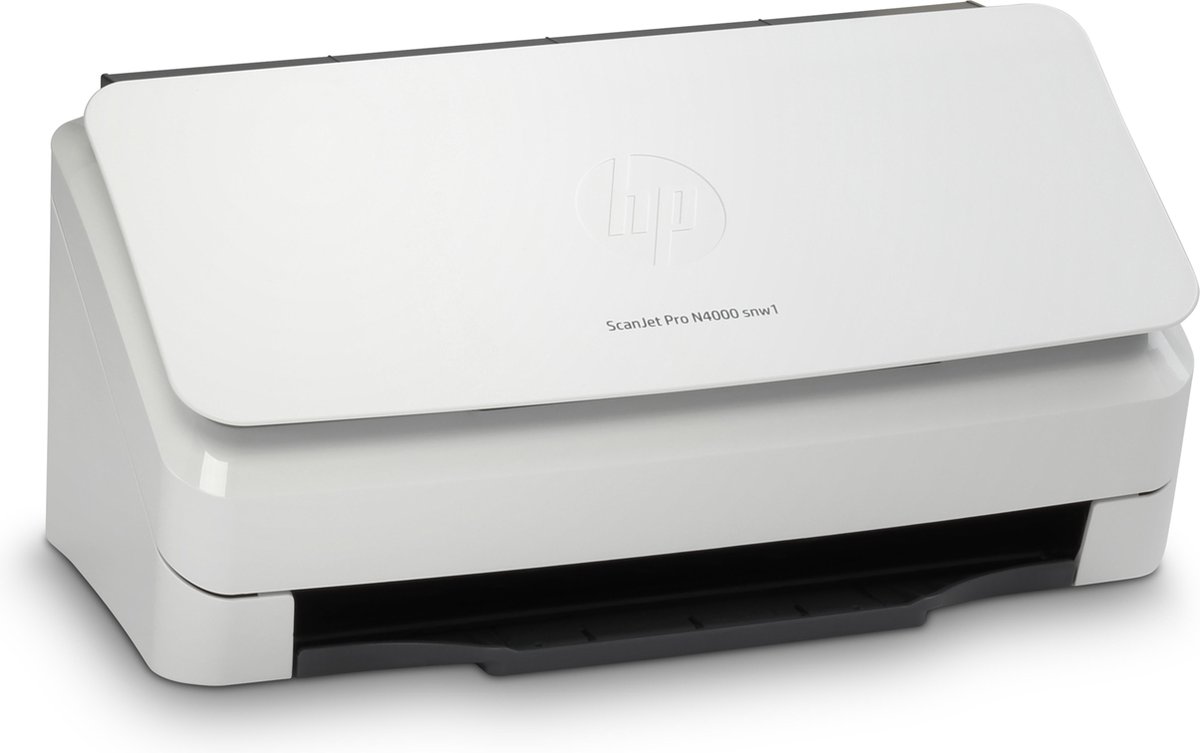 HP Scanjet Pro N4000 snw1 600 x 600 DPI Paginascanner, Wit A4 - Zwart