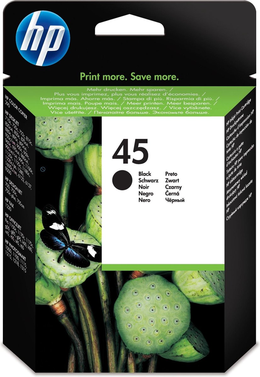 HP 51645 AE ink cartridge black No. 45